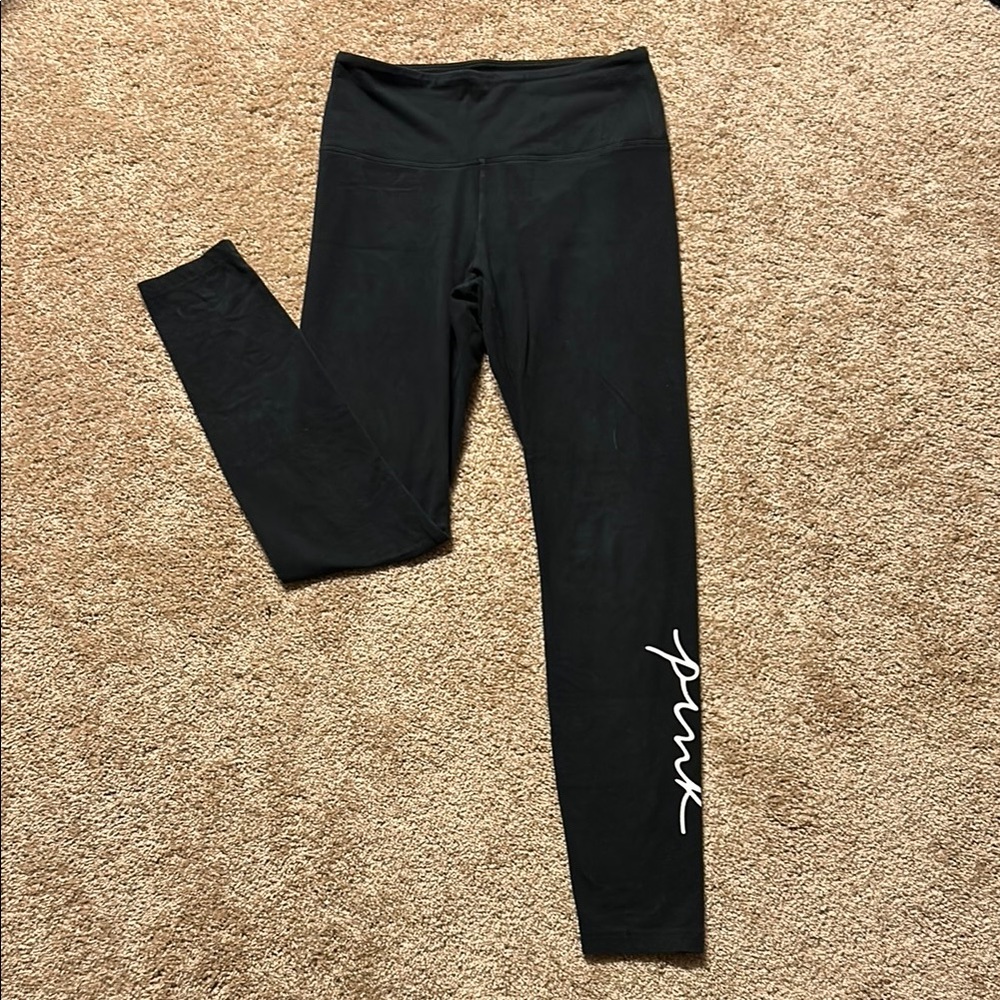 PINK Victoria's Secret Black Leggings